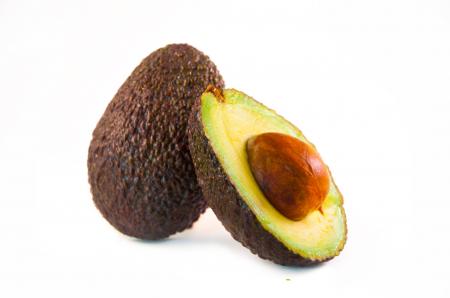 Avocado isolated on a white background
