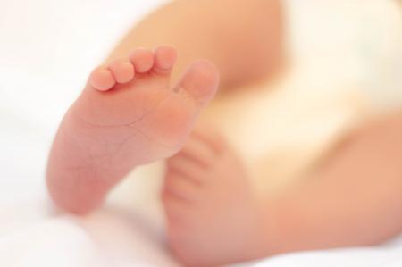 Baby's Right Foot in Macro Photograph