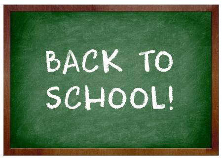 Back to school chalkboard