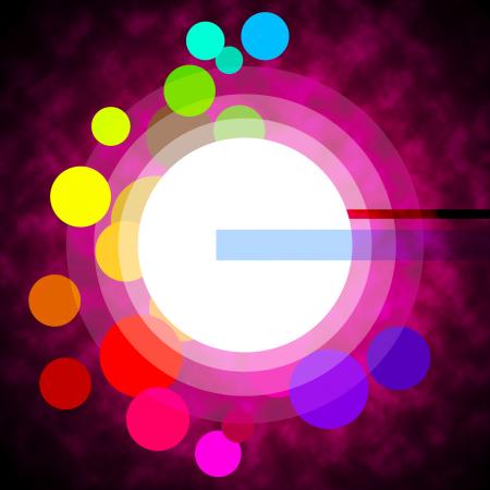 Background Circles Represents Light Burst And Backgrounds