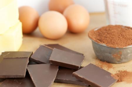 Baking cake ingredients