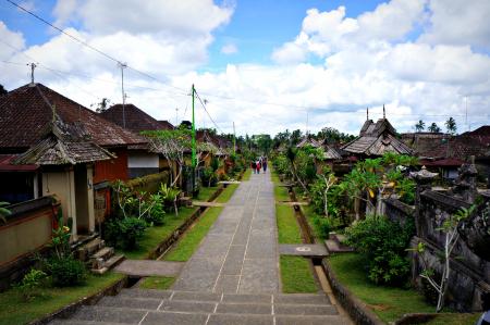 Balinese village street