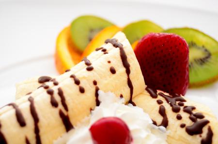 Banana Split Dish