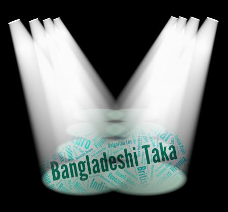 Bangladeshi Taka Represents Foreign Exchange And Coinage