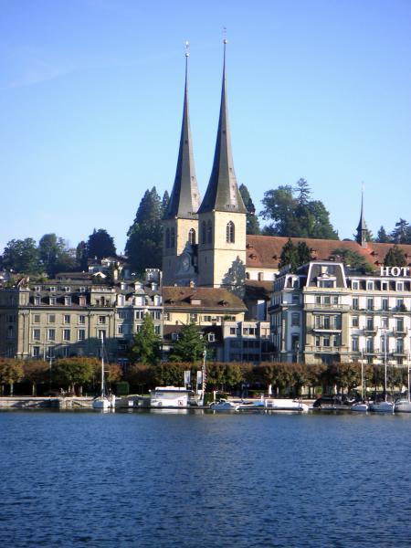 Banks of a lake in Luzern