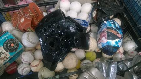 Basket of Sports Equipment