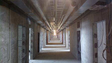 Battered Prison Corridor