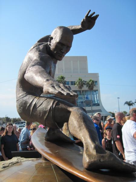 Beach statue