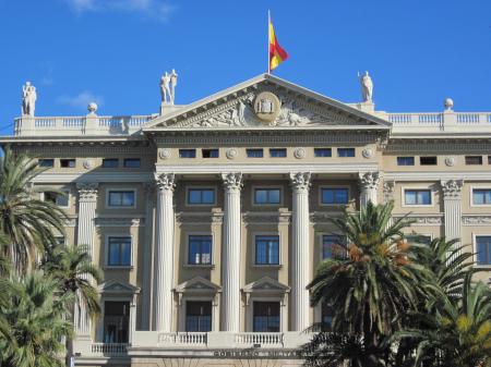 Beautiful building in Barcelona, Spain