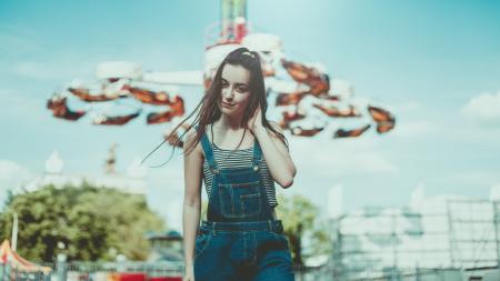 Beautiful Girl in the Park