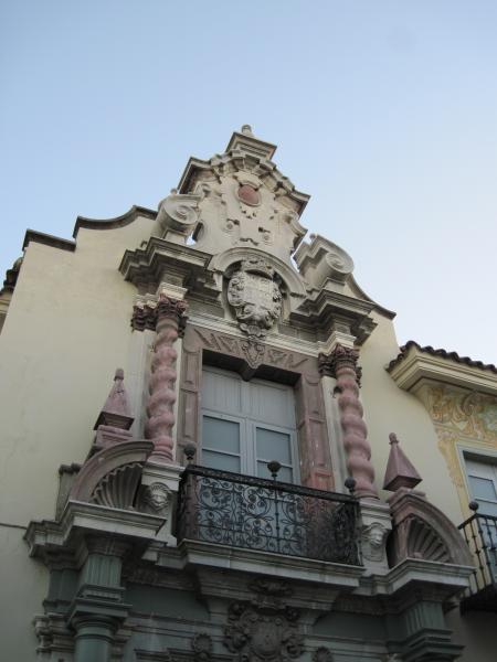 Beautiful Spanish balcony architecture