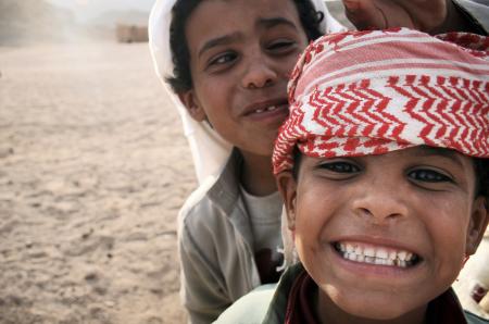 Bedouin boys in Egypt