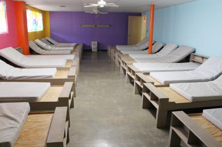 Beds in the Dormitory