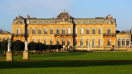 Beige and Gray Painted Mansion during Daytime