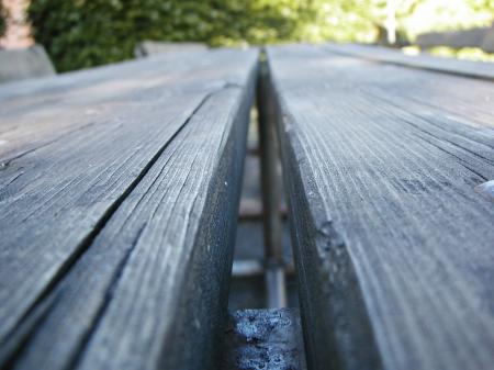 Bench closeup