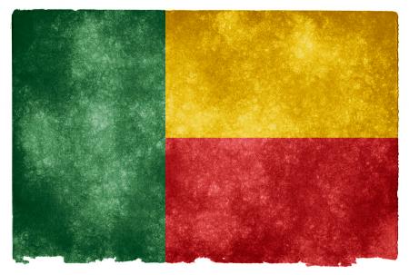 Benin Grunge Flag