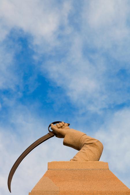 Bent Gettysburg Broadsword - 11th Massachusetts Infantry Monument