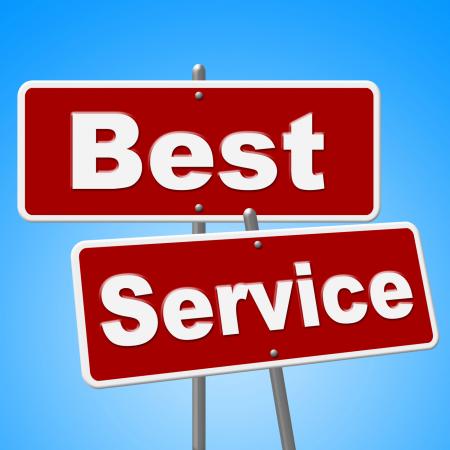 Best Service Signs Means Number One And Advice