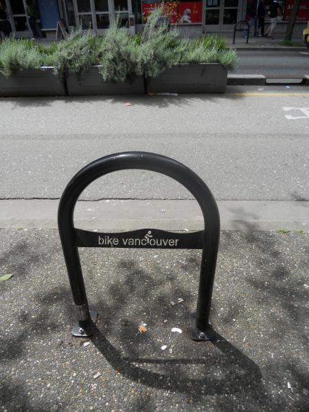 Bike lane -- Downtown Vancouver