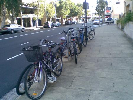 Bikes on Street