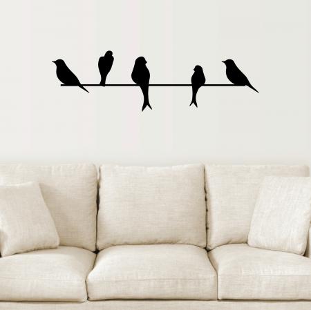 Bird on wall