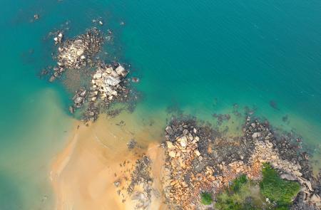 Bird's Eye View of Island