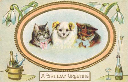 Birthday Greeting Card - Circa 1910s