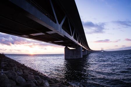 Black Bridge during Sunset