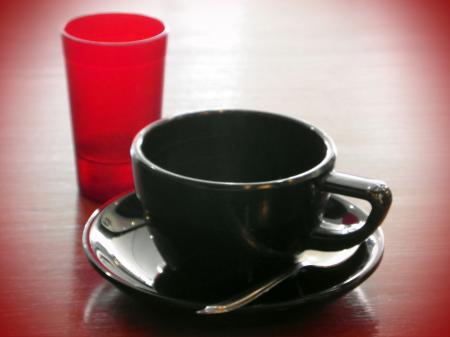 Black Coffee Cup