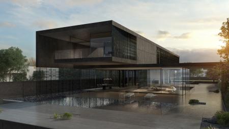 Black Concrete Building