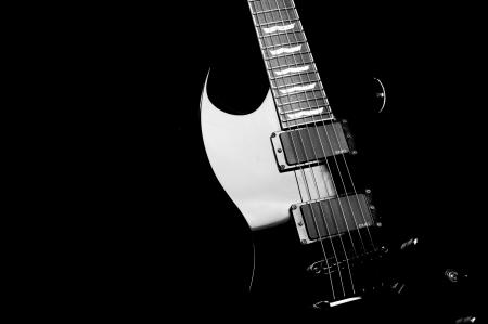Black Electric Guitar