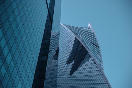 Black Glass High Rise Building