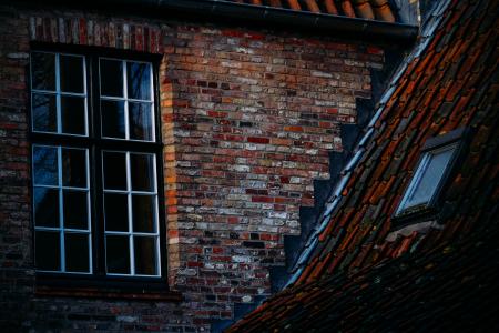 Black Steel Framed Glass Window