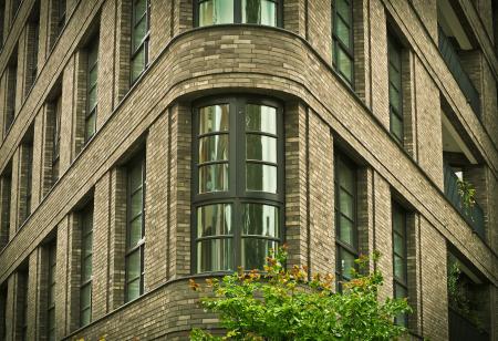 Black Wooden Frame Glass Window Building