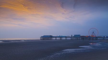 Blackpool Central Pier Sunset