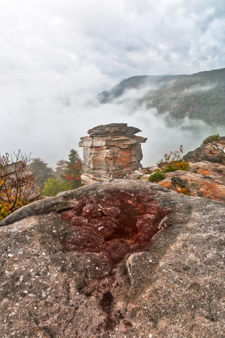 Blackwater Mountain Fog - Lindy Point HDR