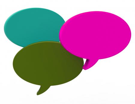 Blank Speech Balloon Shows Copyspace For Thought Chat Or Idea