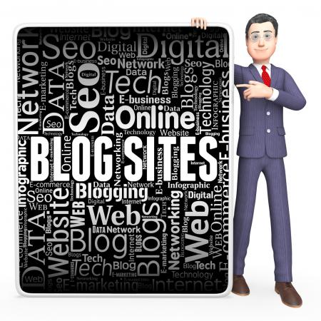 Blog Sites Shows Board Online And Website