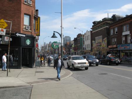 Bloor Street West, between Bathurst and Spadina -x