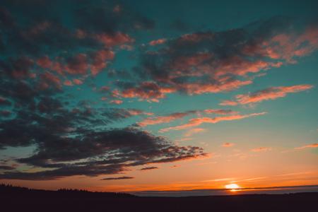 Blue and Orange Skies