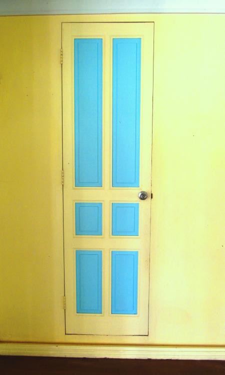 Blue and Yellow Door