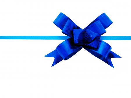 blue bow