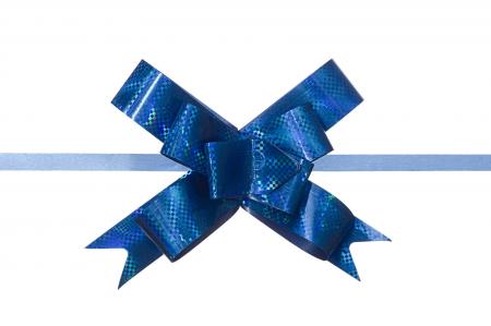 blue bow