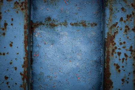 Blue Corroded Metal Texture