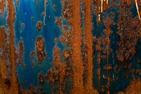 Blue Corroded Metal Texture