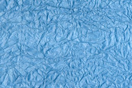 Blue Crumpled Paper Texture