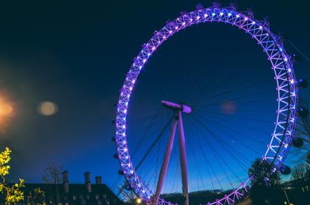 Blue Ferris Wheel