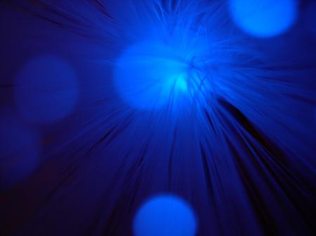 Blue fibre-optic