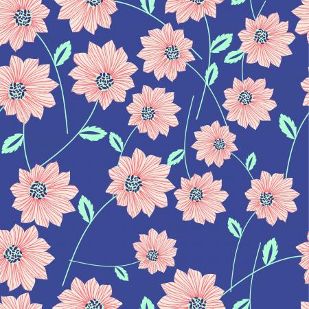 Blue Floral Design