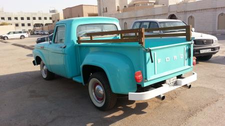 Blue Ford Truck